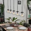 hofstein Suspension - Verre Gastor Clair, 5 lumières* Lampes En Verre