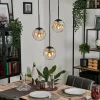 hofstein Suspension - Verre Gastor Ambre, Clair, 3 lumières* Lampes En Verre