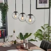 hofstein Suspension - Verre Gastor Clair, 3 lumières* Lampes En Verre