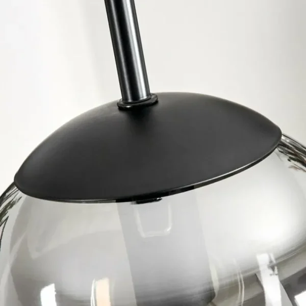 hofstein Suspension - Verre Gastor Clair, Fumé, 1 lumière* Lampes Modernes