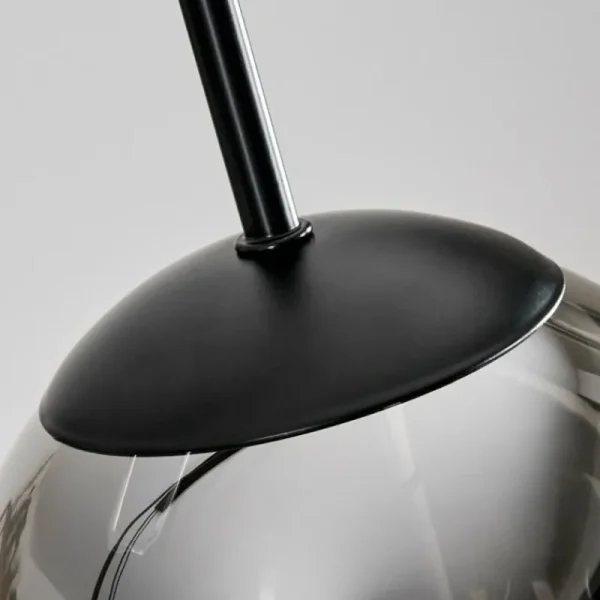 hofstein Suspension - Verre Gastor Fumé, 4 lumières* Lampes Modernes