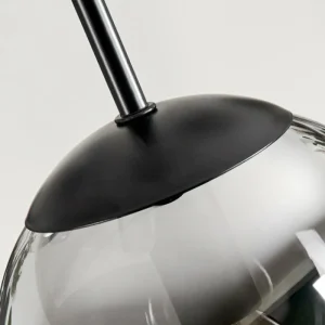 hofstein Suspension - Verre Gastor Clair, Fumé, 3 lumières* Lampes Modernes
