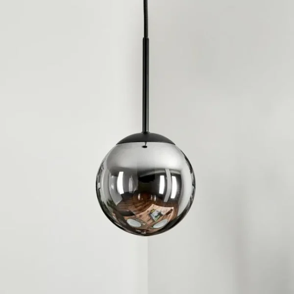 hofstein Suspension - Verre Gastor Fumé, 1 lumière* Lampes Modernes