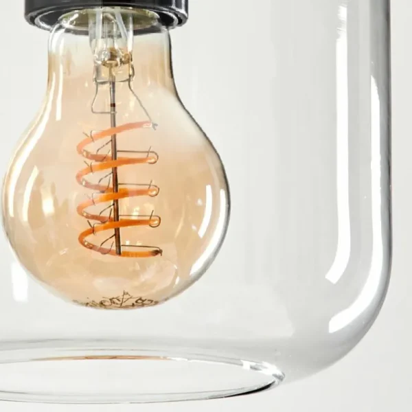 hofstein Suspension - Verre Lauden Clair, 1 lumière* Lampes En Verre