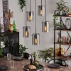 hofstein Suspension - Verre Parane Fumé, 5 lumières* Lampes Modernes