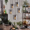 hofstein Suspension - Verre Parane Fumé, 5 lumières* Lampes Modernes