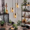 hofstein Suspension - Verre Parane Ambre, 3 lumières* Lampes En Verre