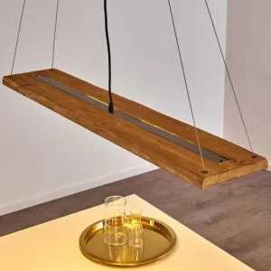 hofstein Suspension Adak LED Gris, 1 lumière* Lampes Modernes