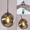 hofstein Suspension Agropoli Fumée, Noir, 1 lumière* Lampes Modernes