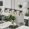 hofstein Suspension Agropoli Noir, 4 lumières* Lampes Modernes
