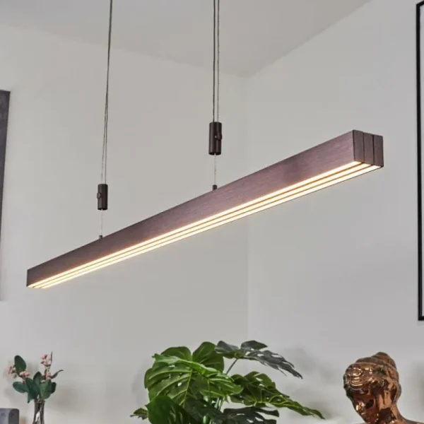 hofstein Suspension Airolo LED Brun, 3 lumières* Lampes Modernes