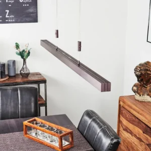 hofstein Suspension Airolo LED Brun, 3 lumières* Lampes Modernes