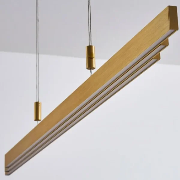 hofstein Suspension Airolo LED Laiton, 3 lumières* Lampes Modernes