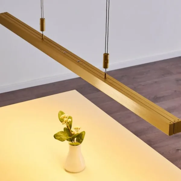 hofstein Suspension Airolo LED Laiton, 3 lumières* Lampes Modernes