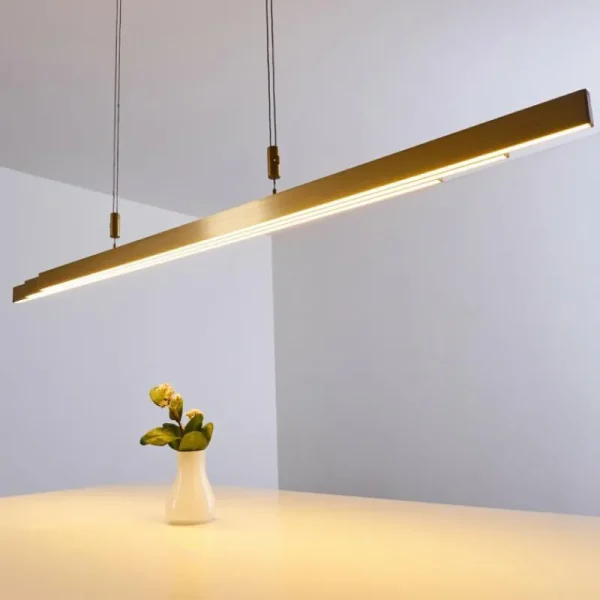 hofstein Suspension Airolo LED Laiton, 3 lumières* Lampes Modernes