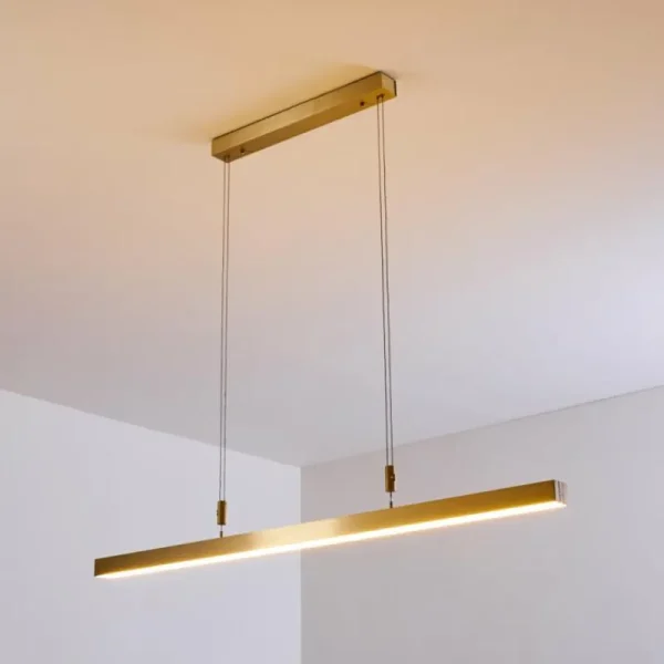 hofstein Suspension Airolo LED Laiton, 3 lumières* Lampes Modernes