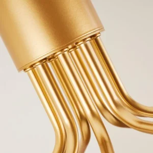 hofstein Suspension Alden Laiton, 9 lumières* Lampes En Verre
