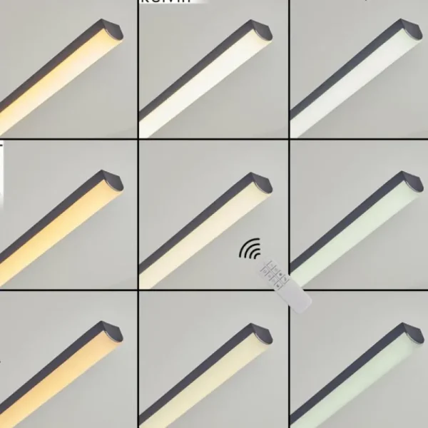 hofstein Suspension Alelua LED Gris, 1 lumière, Télécommandes* Lampes Modernes