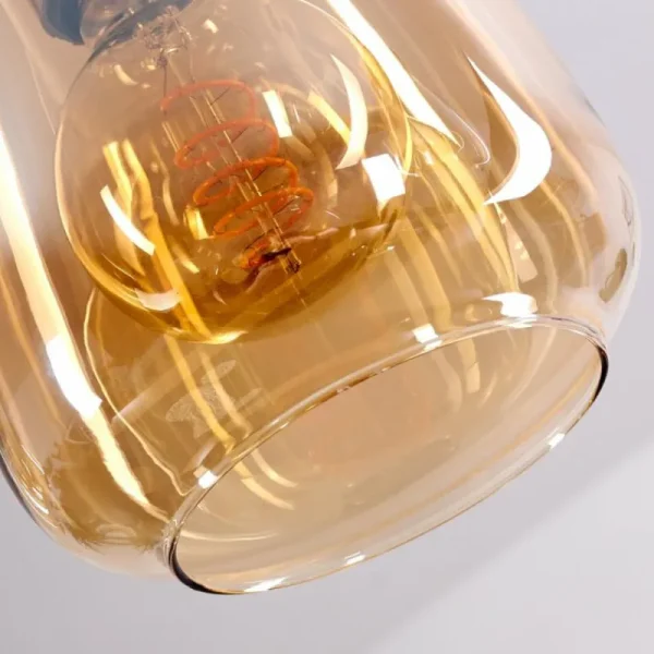 hofstein Suspension Alvares Bronze, 1 lumière* Lampes En Verre