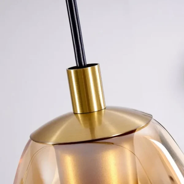 hofstein Suspension Alvares Bronze, 1 lumière* Lampes En Verre