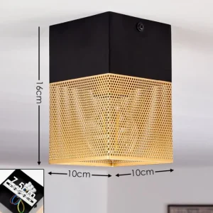 hofstein Suspension Armenie Laiton, Noir, 1 lumière* Lampes Modernes