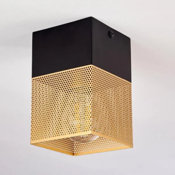 hofstein Suspension Armenie Laiton, Noir, 1 lumière* Lampes Modernes
