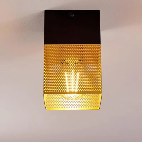hofstein Suspension Armenie Laiton, Noir, 1 lumière* Lampes Modernes