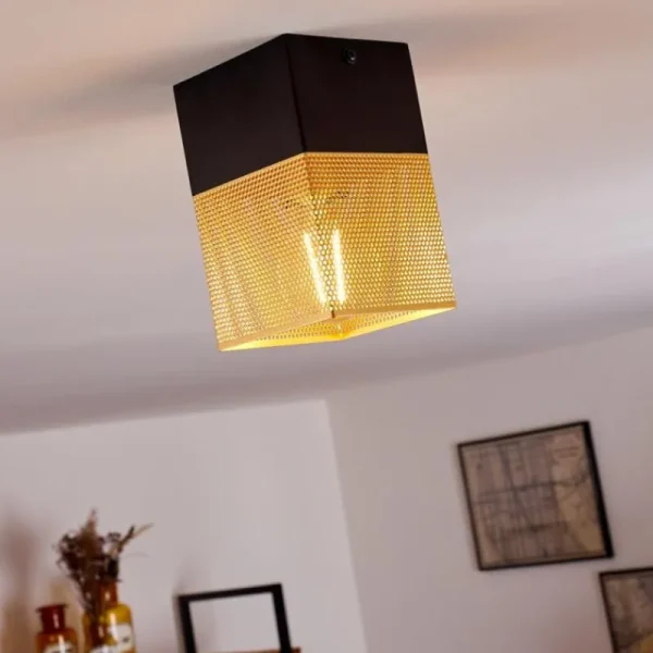hofstein Suspension Armenie Laiton, Noir, 1 lumière* Lampes Modernes
