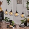 hofstein Suspension Azurara Noir, 4 lumières* Lampes En Verre