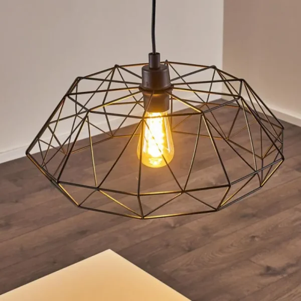 hofstein Suspension Badalucco Noir, 1 lumière* Lampes Modernes