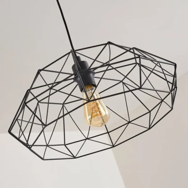 hofstein Suspension Badalucco Noir, 1 lumière* Lampes Modernes
