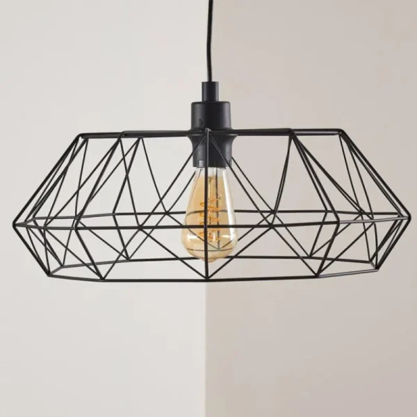 hofstein Suspension Badalucco Noir, 1 lumière* Lampes Modernes