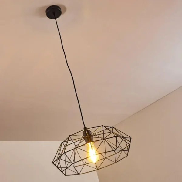 hofstein Suspension Badalucco Noir, 1 lumière* Lampes Modernes