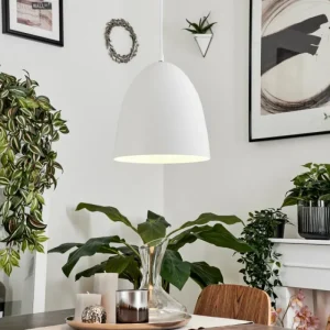 hofstein Suspension Bakou Blanc, 1 lumière* Lampes Modernes