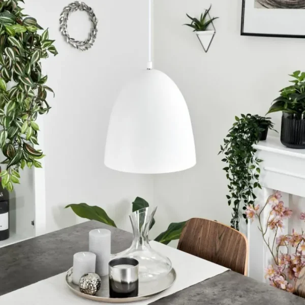 hofstein Suspension Bakou Blanc, 1 lumière* Lampes Modernes