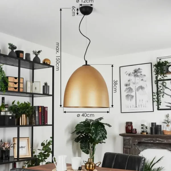 hofstein Suspension Bakou Noir, 1 lumière* Lampes Modernes