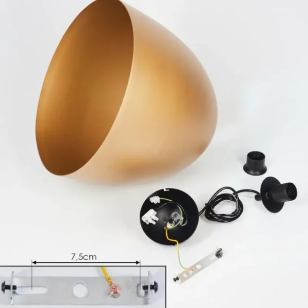 hofstein Suspension Bakou Noir, 1 lumière* Lampes Modernes