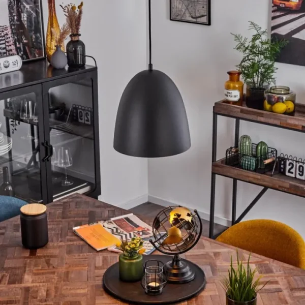 hofstein Suspension Bakou Noir, 1 lumière* Lampes Modernes