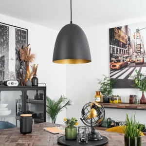 hofstein Suspension Bakou Noir, 1 lumière* Lampes Modernes