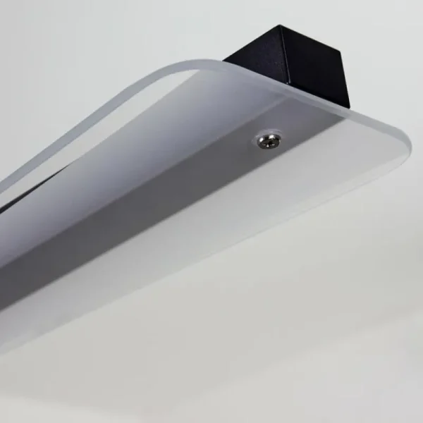 hofstein Suspension Barrud LED Noir, 1 lumière* Lampes En Verre