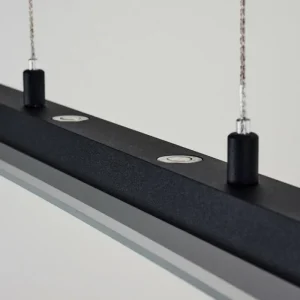 hofstein Suspension Barrud LED Noir, 1 lumière* Lampes En Verre
