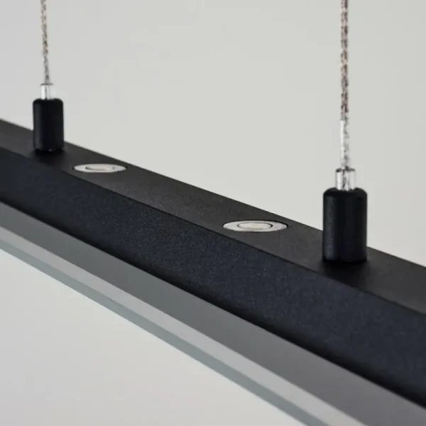 hofstein Suspension Barrud LED Noir, 1 lumière* Lampes En Verre