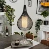 hofstein Suspension Barthoid Noir, 1 lumière* Lampes En Verre