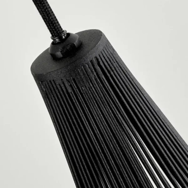 hofstein Suspension Barthoid Noir, 1 lumière* Lampes En Verre