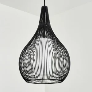 hofstein Suspension Barthoid Noir, 1 lumière* Lampes En Verre