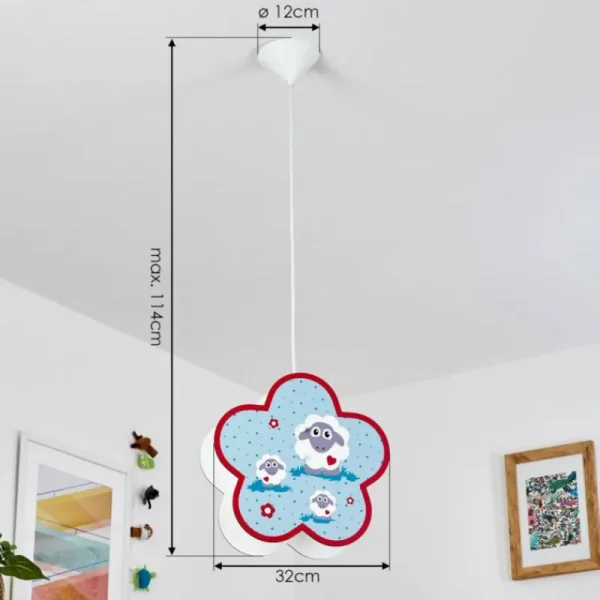 hofstein Suspension Brenets Blanc, 1 lumière* Lampes Modernes