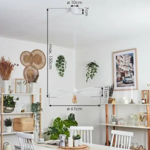 hofstein Suspension Cacor Blanc, 1 lumière* Lampes Modernes