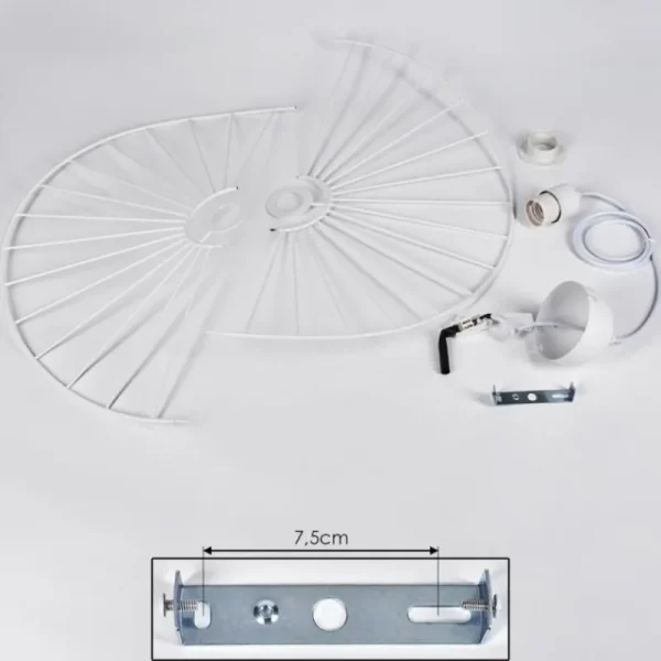 hofstein Suspension Cacor Blanc, 1 lumière* Lampes Modernes