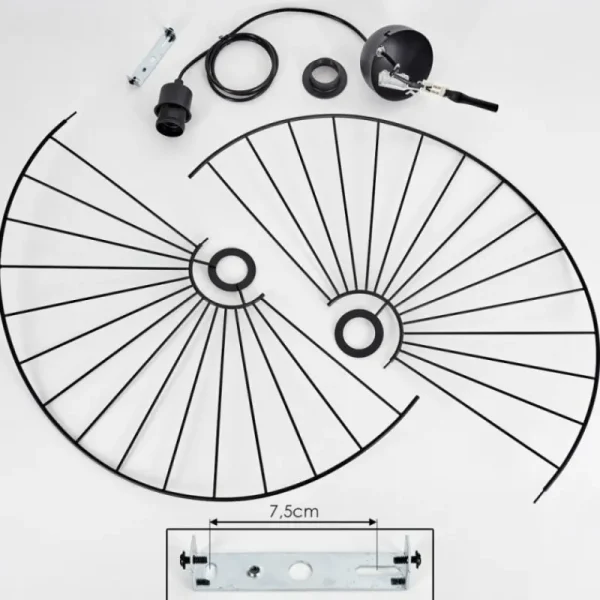 hofstein Suspension Cacor Noir, 1 lumière* Lampes Modernes