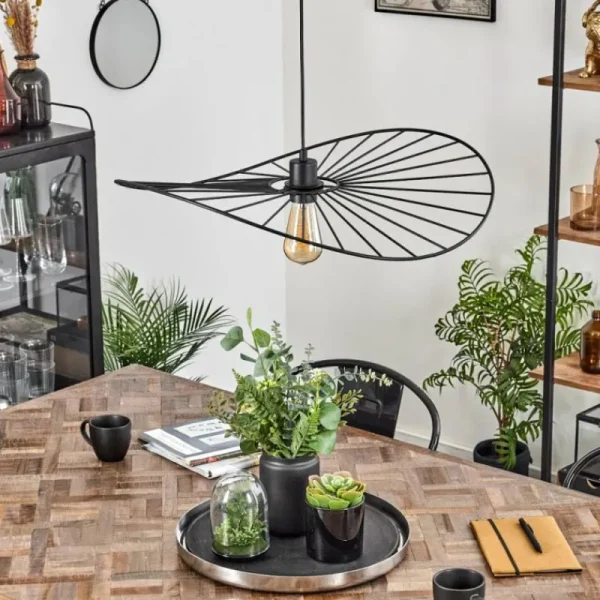 hofstein Suspension Cacor Noir, 1 lumière* Lampes Modernes